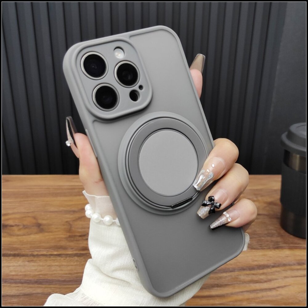 Light Gray Silicone Ring Holder Case
